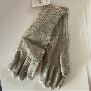 ANN TAYLOR SEQUIN GLOVES